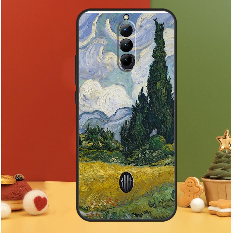 Van Gogh Art Oil Painting Case For ZTE Red Magic 9 8 8S Pro Plus Nubia Red Magic 6S 7S 6 7 Pro 6R 5S 5G Phone Cover