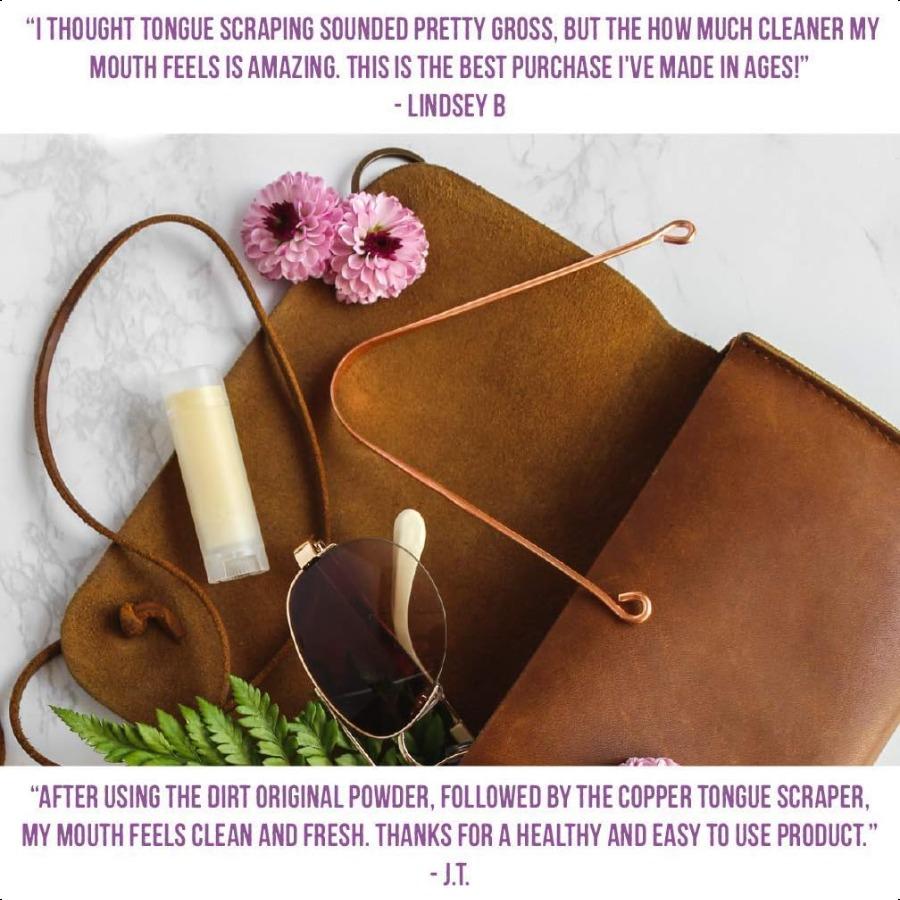 

Скребок для языка Dirt Очиститель языка для ухода за полостью рта и свежего дыхания Чистая медь Обычный United States