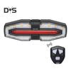 Bicycle Tail Light Adjustable LED Remote Control MTB Road Mountain Bike Turn Signal Lamp Waterproof Rechargeable Bright Night Riding Bike Warning
