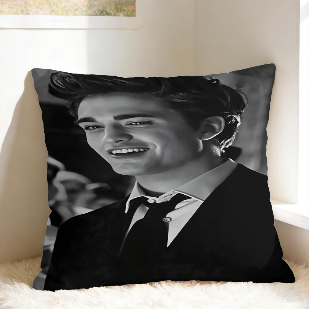 Edward Cullen Pillow Cover  Retro Trendy Pillow Case For Couch Sofa Bedroom Comfy Cushion Cover Birthday Present