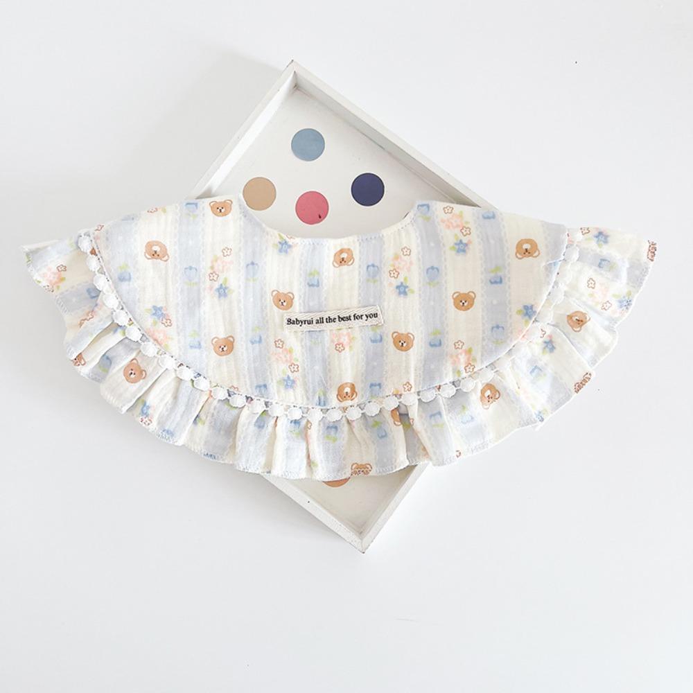 Feeding Baby Cotton Bibs Princess Saliva Towel Cloths Baby Drooling Bibs  Neck Wear Accessories