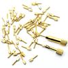 Dental Golden Plated Screw Post 50Pcs Bag High Quality Dentist Tool for Dental Restoration