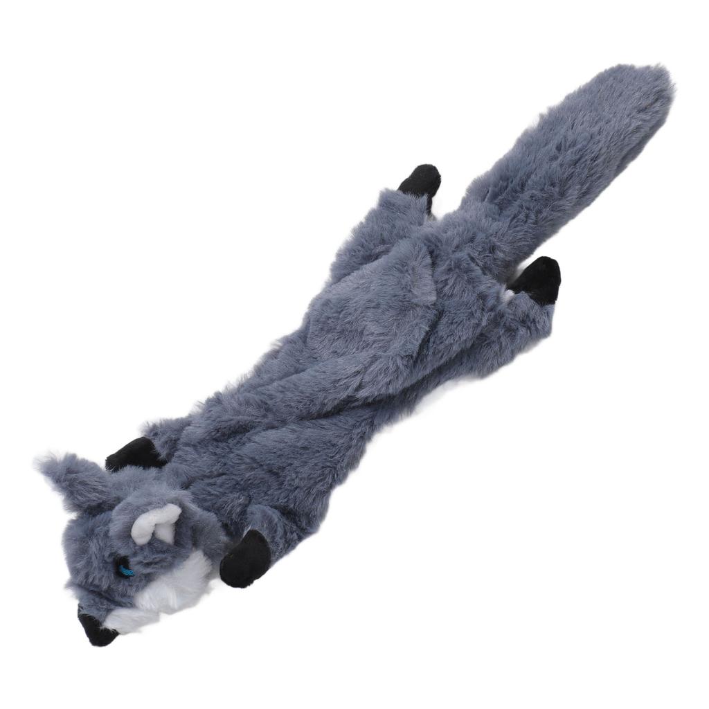 Giocattolo Peluche Masticabile per Animali Domestici Interattivo Riduzione Ansia Giocattolo Sonoro Morbido Resistente ai Morsi Pulizia Denti Giocattolo da Masticare per Cani