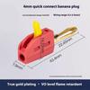 Banana Plugs To Plugs Test Cables 4mm Silicone Wire Electrical Meter Probes Gold Plate Banana Connector for Testing