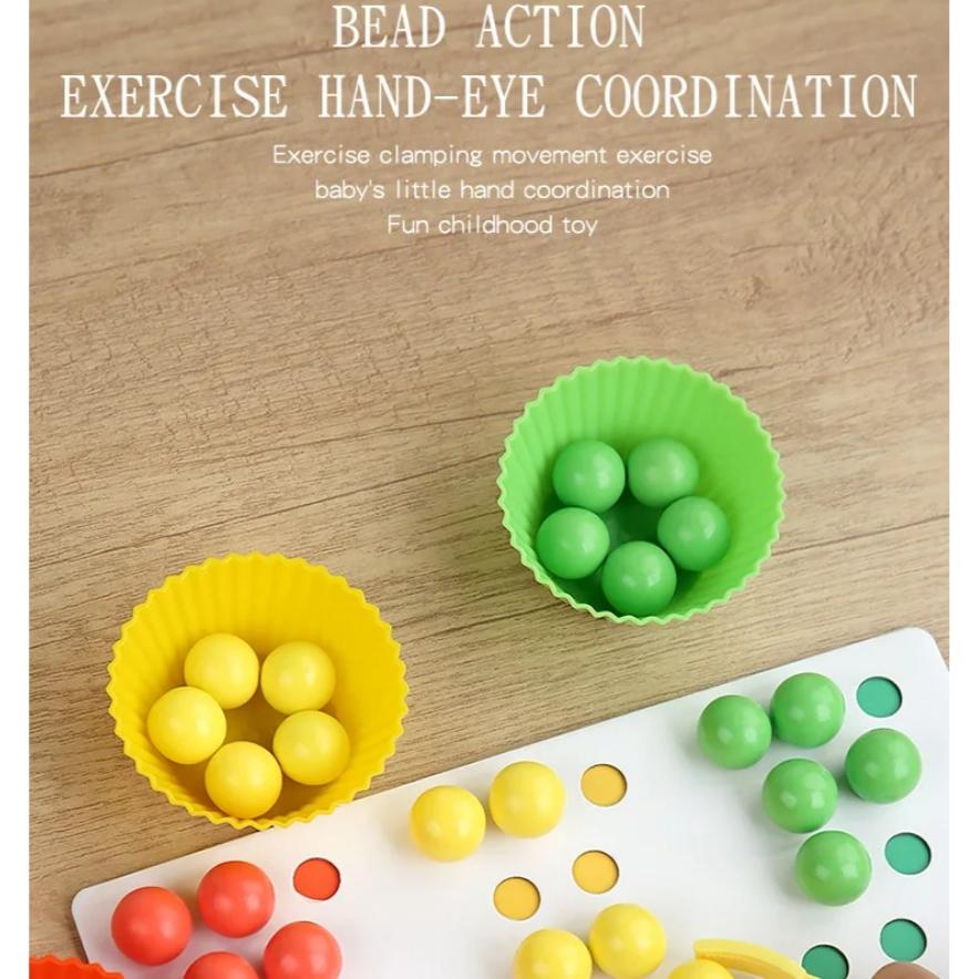 Montessori Digital Decomposition Clip Toy Mathematics Props Baby Digital Cognitive Pairing Puzzle IChildren's Fine Action Toys