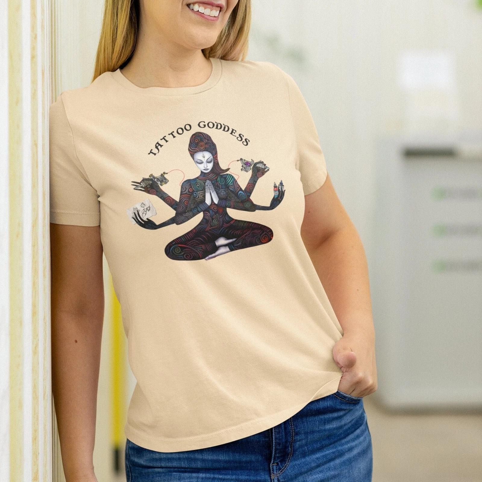 Tattoo Goddess Shirt, Tattooist Woman 2XL