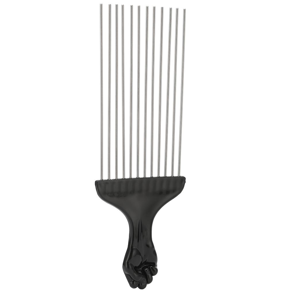 Professioneller Metall-Haarpick Entwirren Salon Friseursalon Pick Kamm Haarstyling-Werkzeug