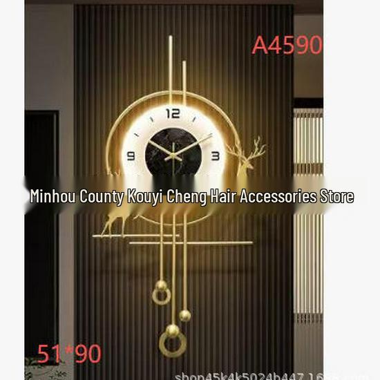 Three-Dimensional Iron Feather Wall Art with Clock for Sofa and Bedroom Decor