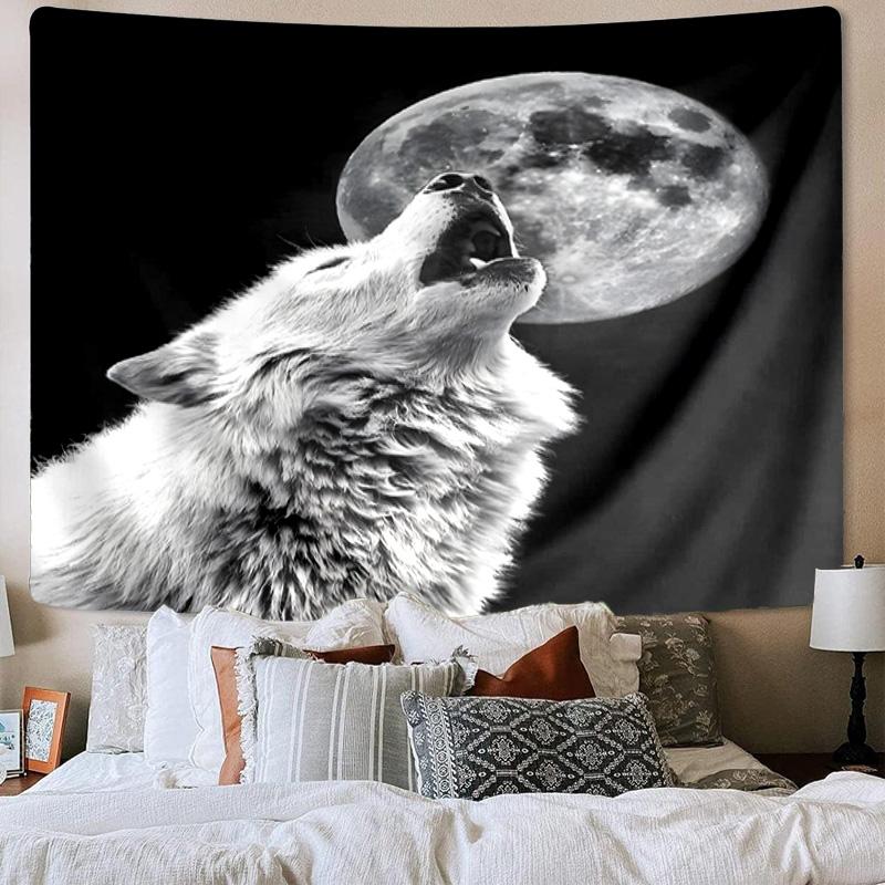 Wolf Pack Wilderness Tapestry Room Decoration Wall Hanging for Living Room Bedroom, Dormitory, Birthday and Christmas Gifts