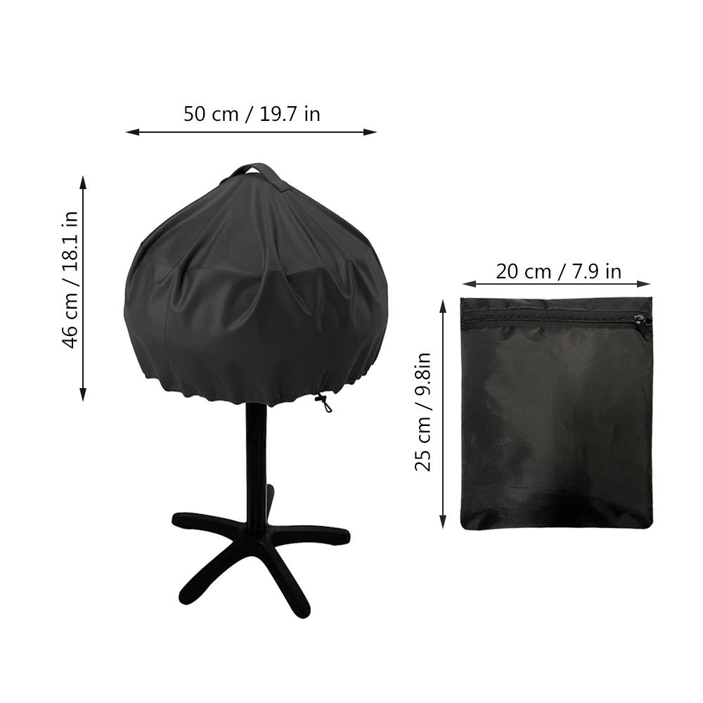 Capac pentru grătar rezistent la apă Husă portabilă pentru aragaz de camping Husă pliabilă pentru grătar Anti-praf cu șnur