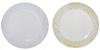 Plastic Underplate with Speckled Rim