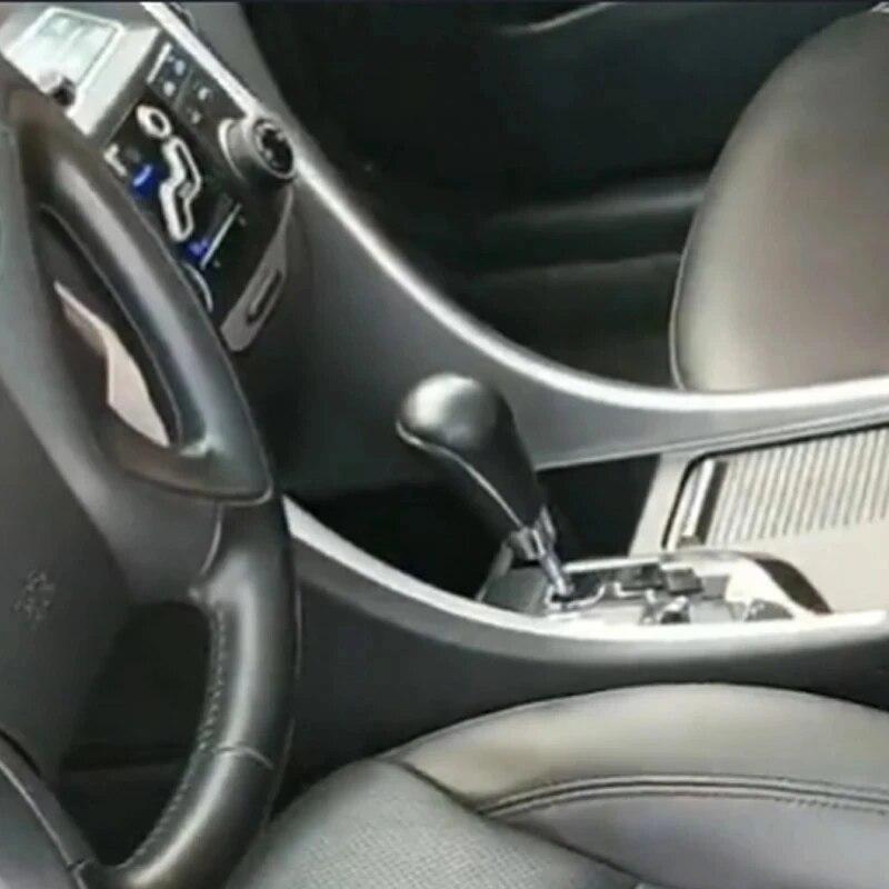 Leather Automatic Transmission Gear Shift Knob Lever Stick Pen For Hyundai Sonata YF 2011 2012 2013 2014
