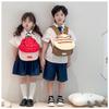 Children Cotton Preschool Backpack Cartoon Fruit Hat Durable Stitching School