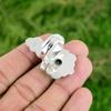 Copper Arizona Turquoise Stone Statement Flower Wedding Ring Jewelry 925 Silver