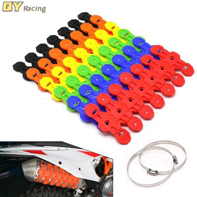 Protecteur de tuyau d'échappement de moto universel pour KTM Honda Yamaha Suzuki Kawasaki CRF YZF WRF RMZ 250 450