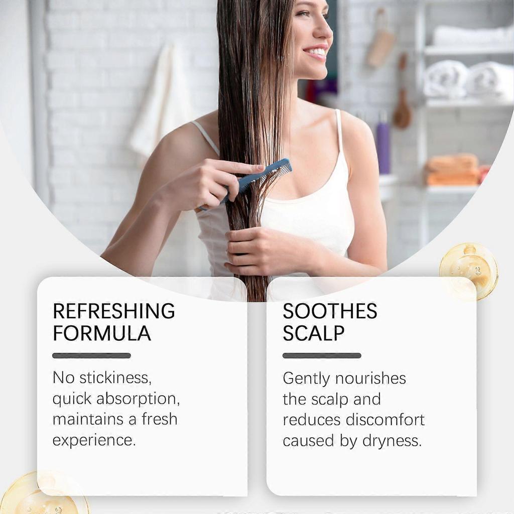 Limited time!!Hoegoa Hair Care Liquid - Nourishes Hair, Smoothes And Leaves Fragrance, Adds Shine To Dry And Frizzy Hair