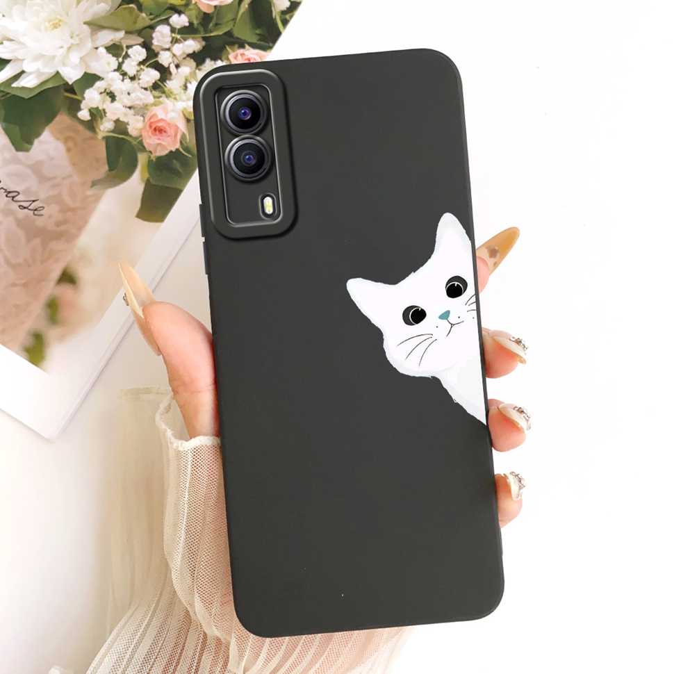 For Vivo Y53s 5G V2111A Case Printed Popular Cartoon Animals Silicone Back Cover For Vivo Y 53S 5G V2058 6.58" Phone Cases Capa