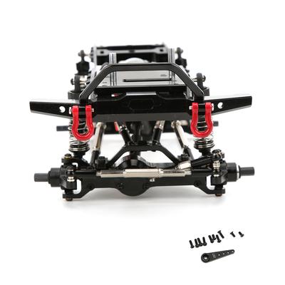 Metal 1 16 RC Bil Karosseri Chassis Ramme Sæt Tilbehør Passer til WPL C14 C24(Sort S WPL C14BL )