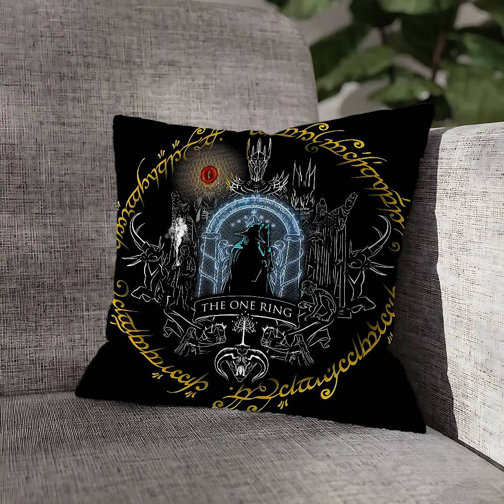L-Lords of the R-RingES Throw Pillow Case For 55x55cm 30x30cm 50x50cm 45x45cm 40x40cm Square Chair Pillowcase Case