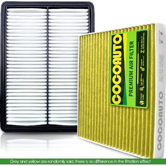 Engine & Cabin Air Filter Kit For Palisade (-2025), Replace 97133S8000, S8C79-AC000, WP10080, 28113A9100