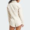 adidas Originals Montreal Denim Zip-Up Cropped Jacket Women Tops Off-White IS3583