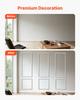 Wall Molding 3 Pack, Wainscoting Panels Kit, Lightweight Paintable Polystyrene, Easy To Install, Waterproof Accent Wide Profile Trim for Interior