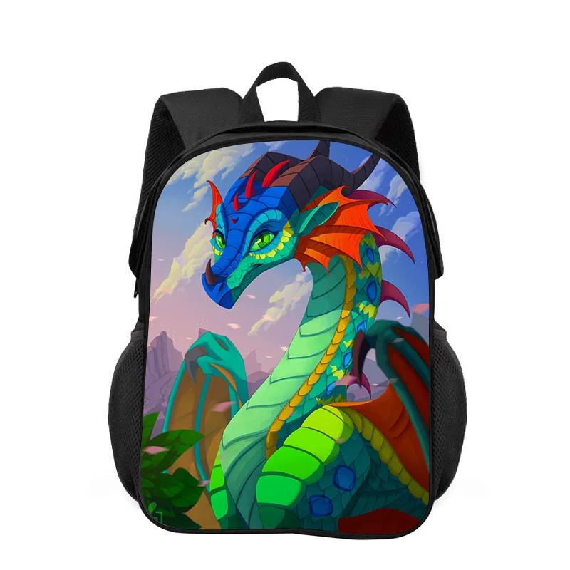 Wings of Fire Backpack Shoulder Protection Cartoon Printed Primary School Boys and Girls Versatile Trendy Backpack