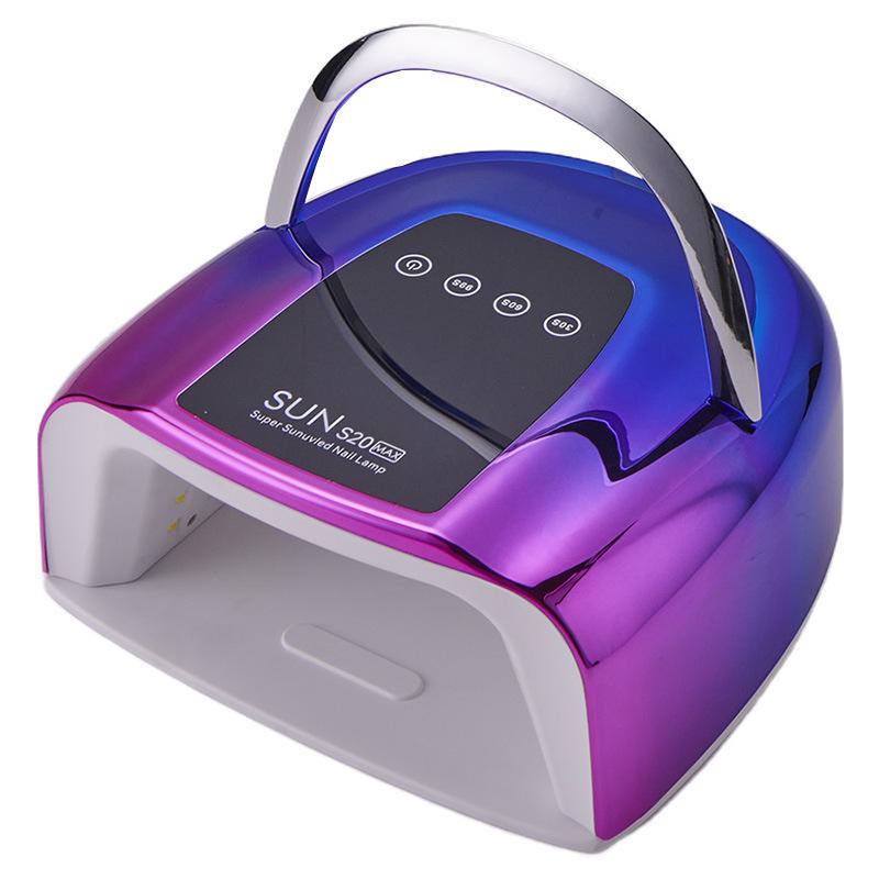 200W Portable Rechargeable Nail Gel Curing Lamp for Salon and Home Use