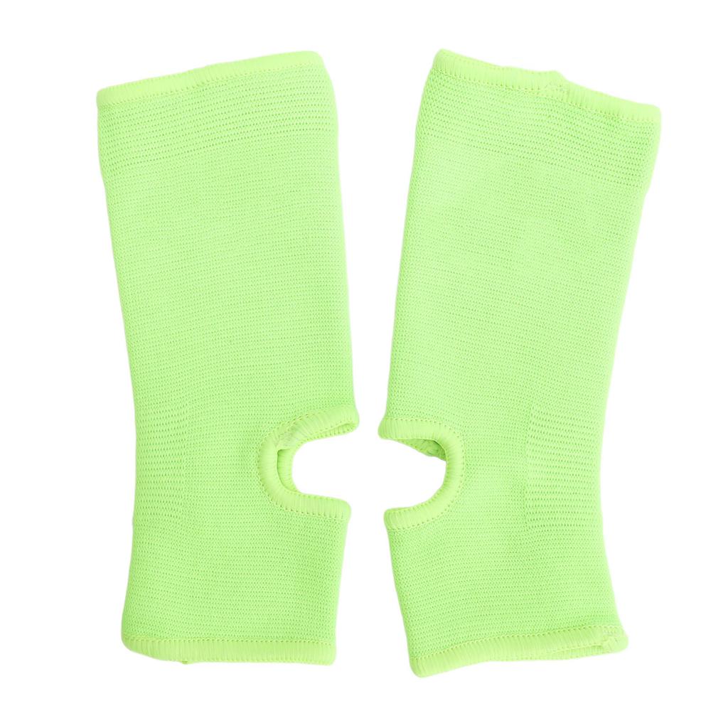 1 Pair Ankle Brace Socks Breathable Comfortable Flexible Multifunction Ankle Brace Compression Sleeve for Boxing Outdoor Sports Green M