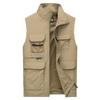 Men's Thin Leisure Multi-pocket Quick-drying Vest Men's Mesh Vest Fishing Photography Waistcoat