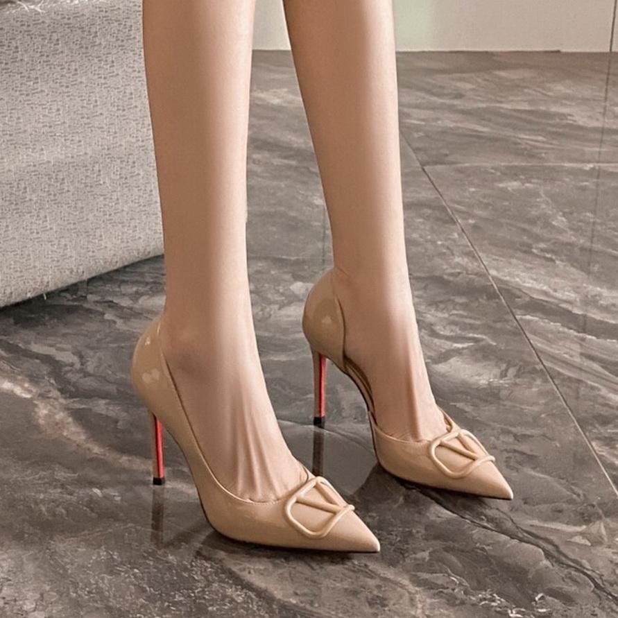 New Sexy high heels Women Pumps Patent leather Women Heels 7.5 cm 10 cm Stiletto Elegant women's shoes Office shoes Party shoes