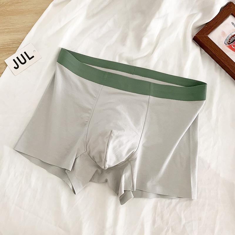 Kailisi Men s Seamless Long-Staple Cotton Boxer Briefs L