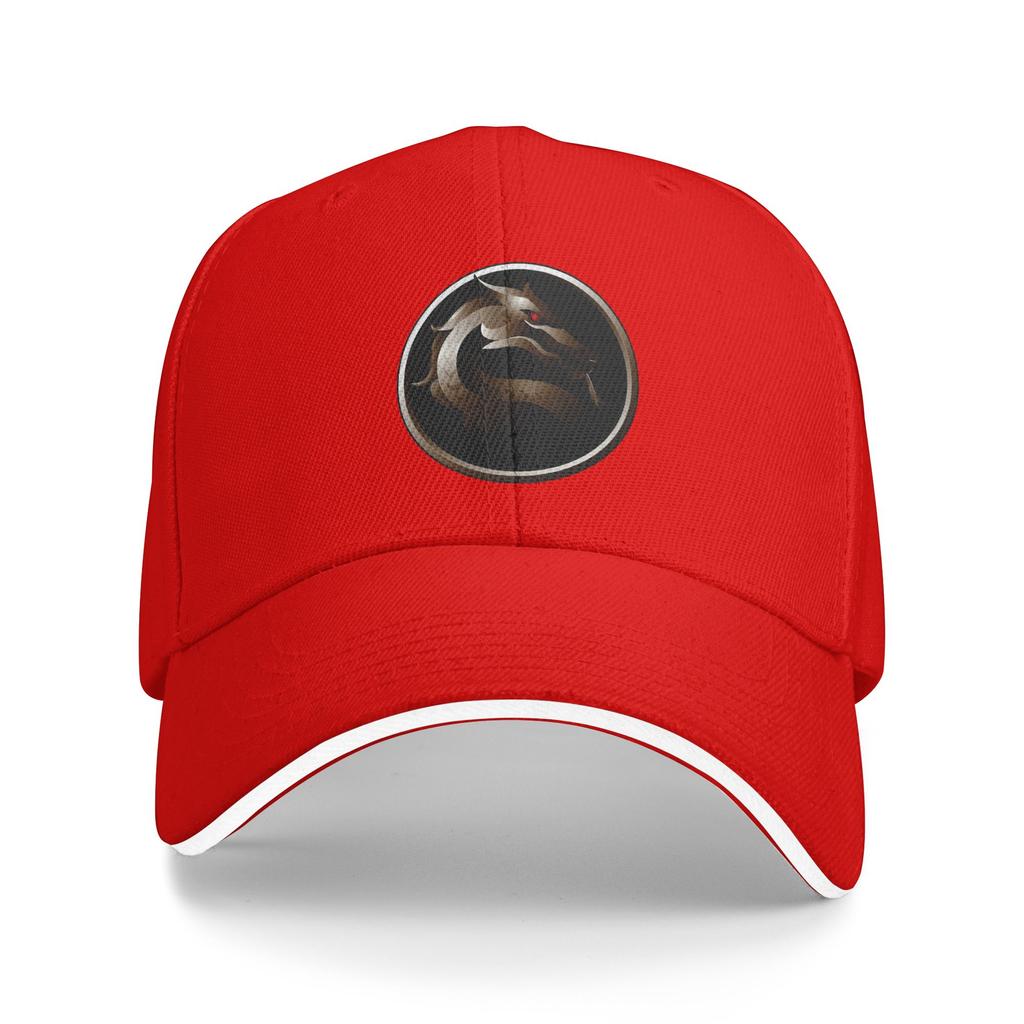 Spring Mortal Kombat Big Seal Logo Baseball Cap Hiking Fishing Fashion Sun Hip Hop Hats UnisexTeens Adjustable Caps