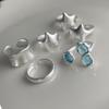 Xiaomi BF CLUB 925 Sterling Silver Ring For Women Jewelry Stars Stone Open Vintage Handmade Ring Allergy For Party Birthday Gift