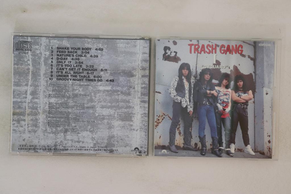 CD TRASH GANG - 1 "cyguard" HOOP20346 POLYDOR 1989 Japan Japanese Pop/Rock Used