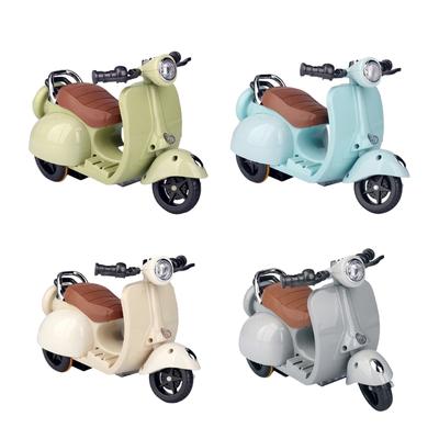 Drehspielzeug für Meerschweinchen Mini-Motorradspielzeug mit Lichtern und Musik Mini-Scooter-Form Käfigdekoration