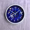 8-Inch 20Cm Children'S Room Creative Personality Astronaut Wall Clock Modern Simple Home Silent Clock Watch
