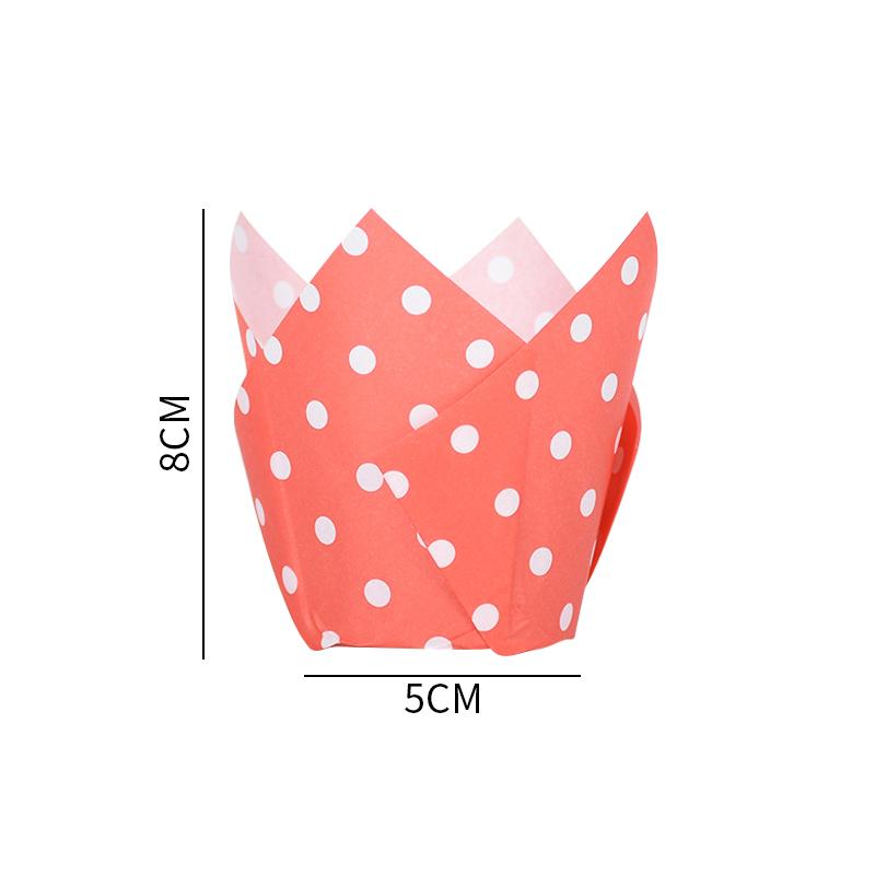 50/100pcs Multi-style Cupcake Liner Baking Cup For Wedding Party Caissettes Tulip Muffin Cupcake Paper Cup Oilproof Cake Wrapper