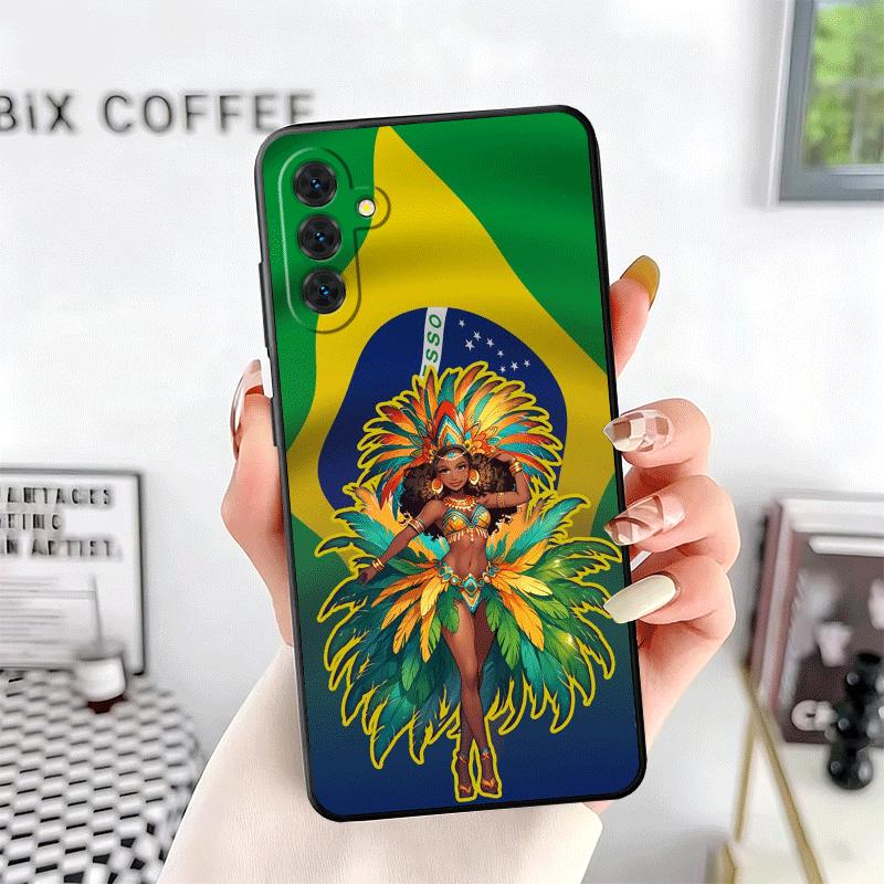 Brazil Brazilian Flag Soft Phone Case for Samsung A17 A37 A57 A16 A26 A36 A56 A15 A25 A35 A55 A14 A24 A34 A54 A13 A23 A33 A53 A5