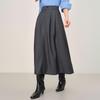 French Style A-Line Midi Skirt