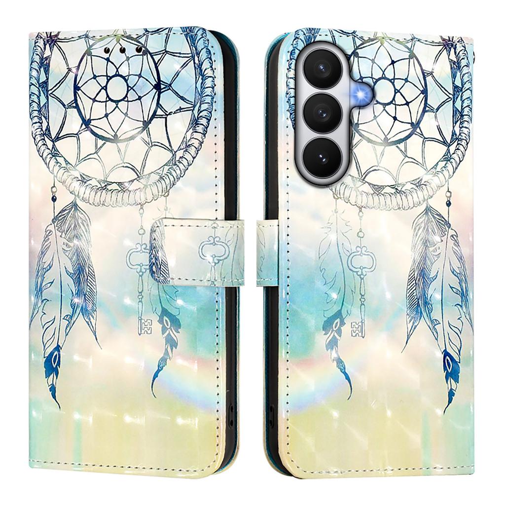 For Samsung Galaxy S26/S26 Pro Leather Case Pattern Printing Wallet Stand Mobile Cover with Strap