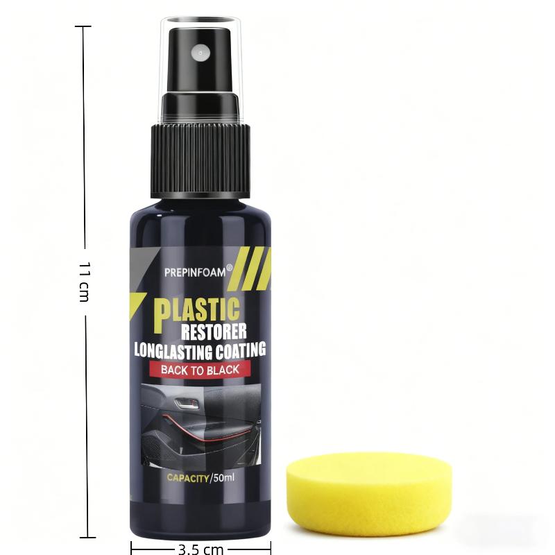 Car Plastic Restorer Coating Agent Auto Plastic Rubber Exterior Repair Clean Refresh Restoration Agent Black Shine Seal Brighten