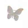 Elegant Temperament Crystal Brooch Pins For Women Shiny Rhinestone Butterfly Corsage Fashion Wedding Party Jewelry Best Gift