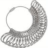 27pcs Ring Sizer Finger Sizer With Measuring Rings, Tool For Ring Making Jewelry Tool Size 1-13 With Half Size
