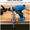 360 Degree Bench Clamp Vises Grinder Holder Electric Drill Stand Holder Bracket for Universal Work DIY, Adjustable