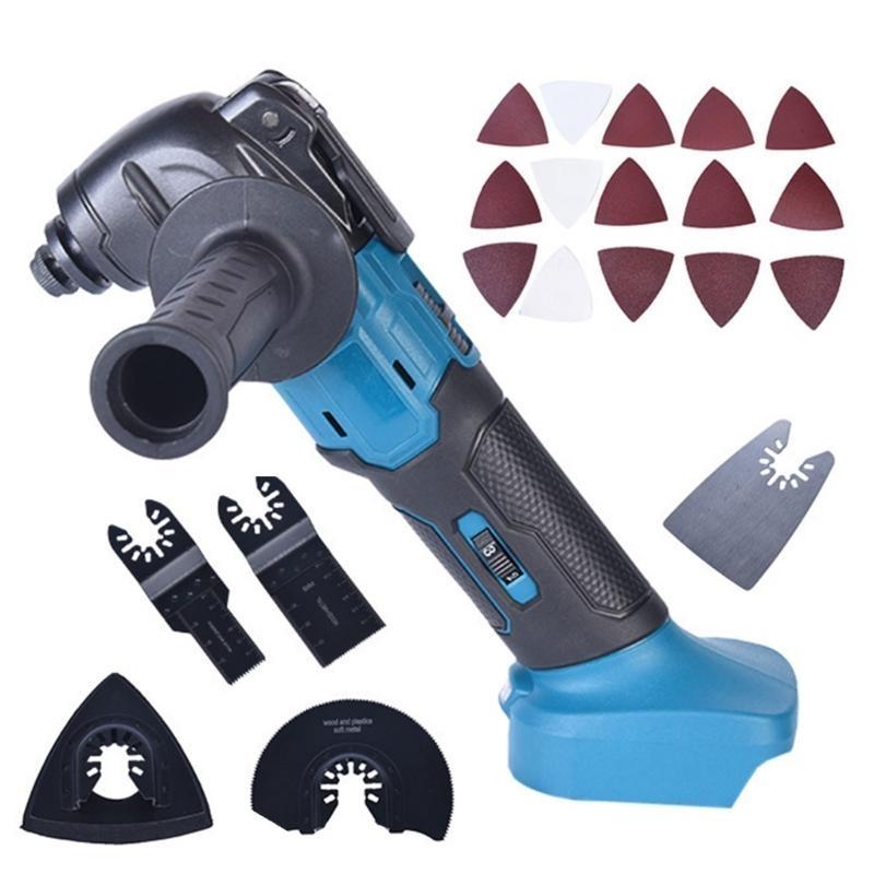 Oscillating Multi Tool 6000-20000RPM Cordless Electric Woodworking Cutting Tool Home Decoration for 18V Battery