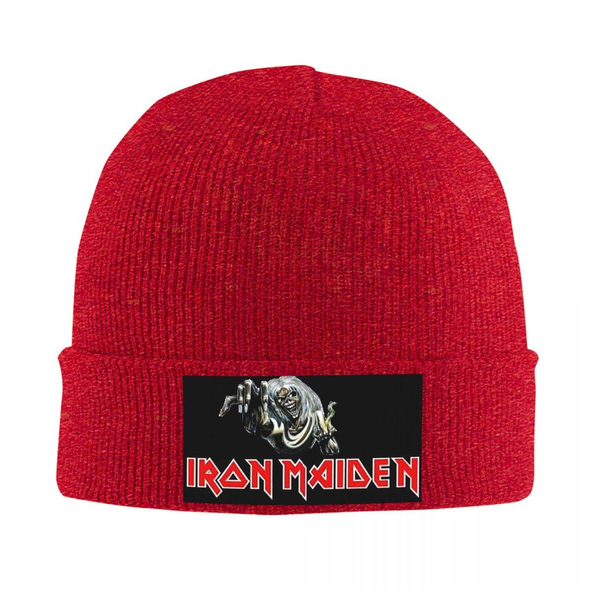 

IronMaidens Warm Knitted Cap Hip Hop Bonnet Hat Autumn Winter Outdoor Beanies Hats for Men Women Adult One Size