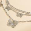 Punk Metal Three-dimensional Hollow Butterfly Waist Chain Trend Metal Body Chain Hip-hop Sexy Summer Beach Jewelry