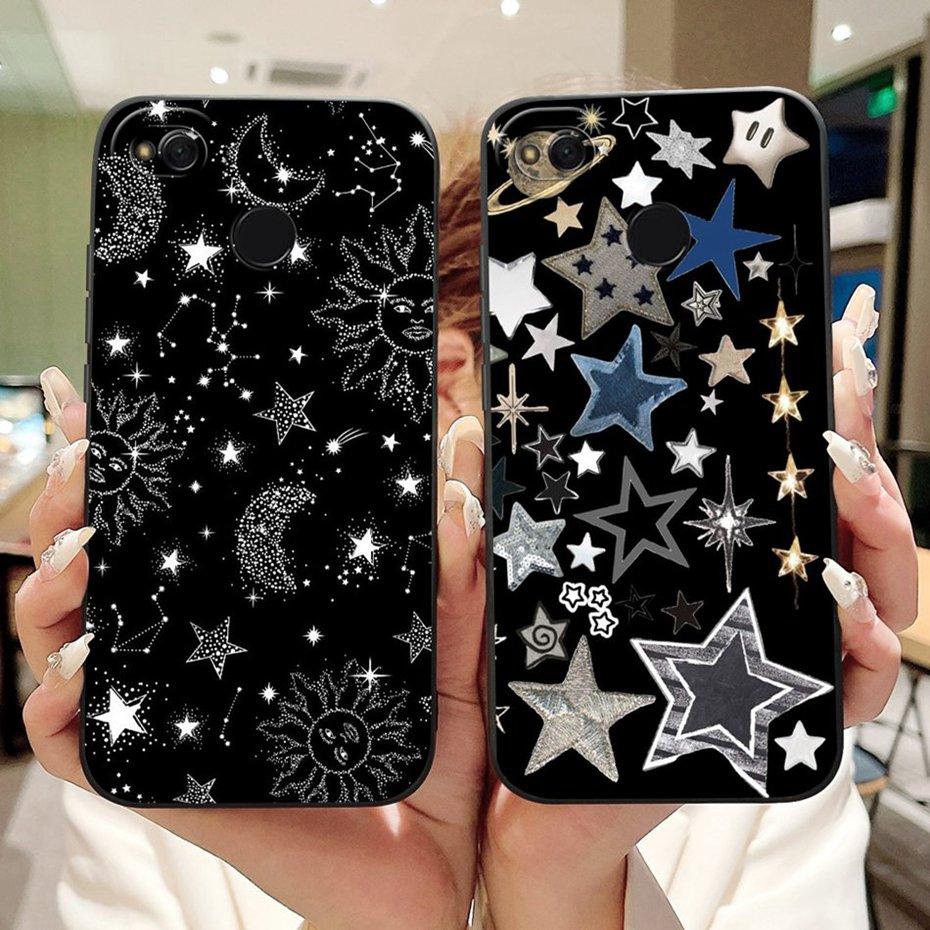 Fashion Painting Phone Case For Xiaomi Redmi 4X 4A Soft Silicone Shockproof Cover For Redmi4A Redmi4X Cases Bumpers