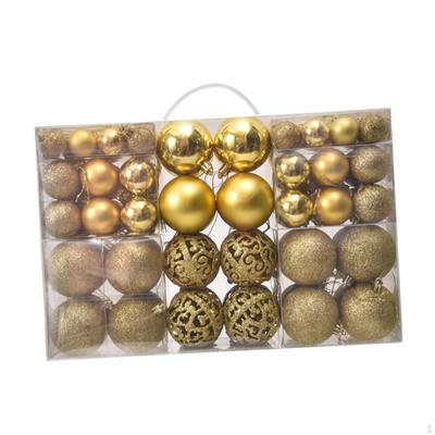 Christmas Ball Ornaments Set Party Supplies DIY Crafts Reusable Pendant Drops for Indoor